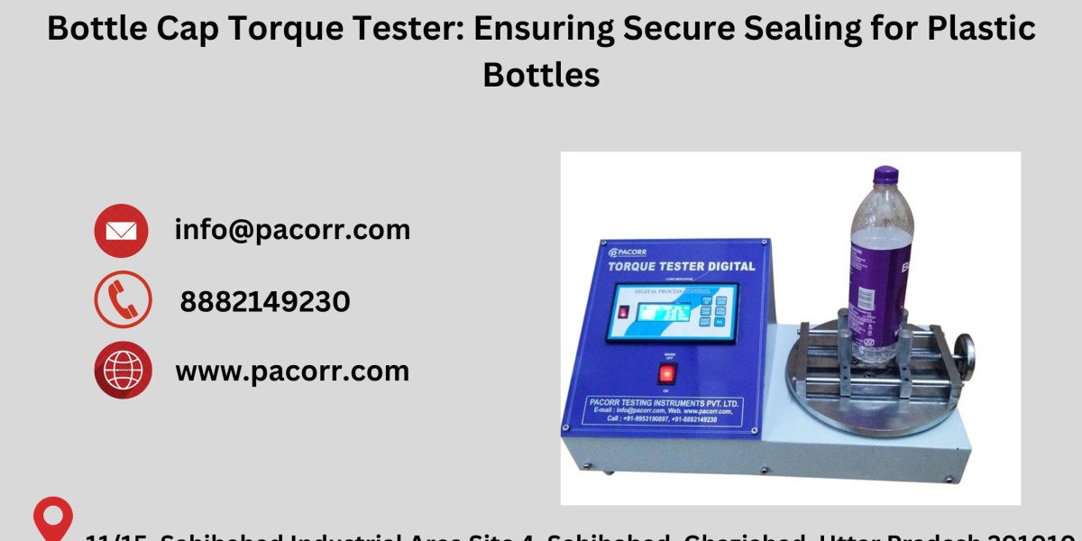 Pacorr.com Offers Reliable Bottle Cap Torque Testers - Premium Quality with Affordable Price Points