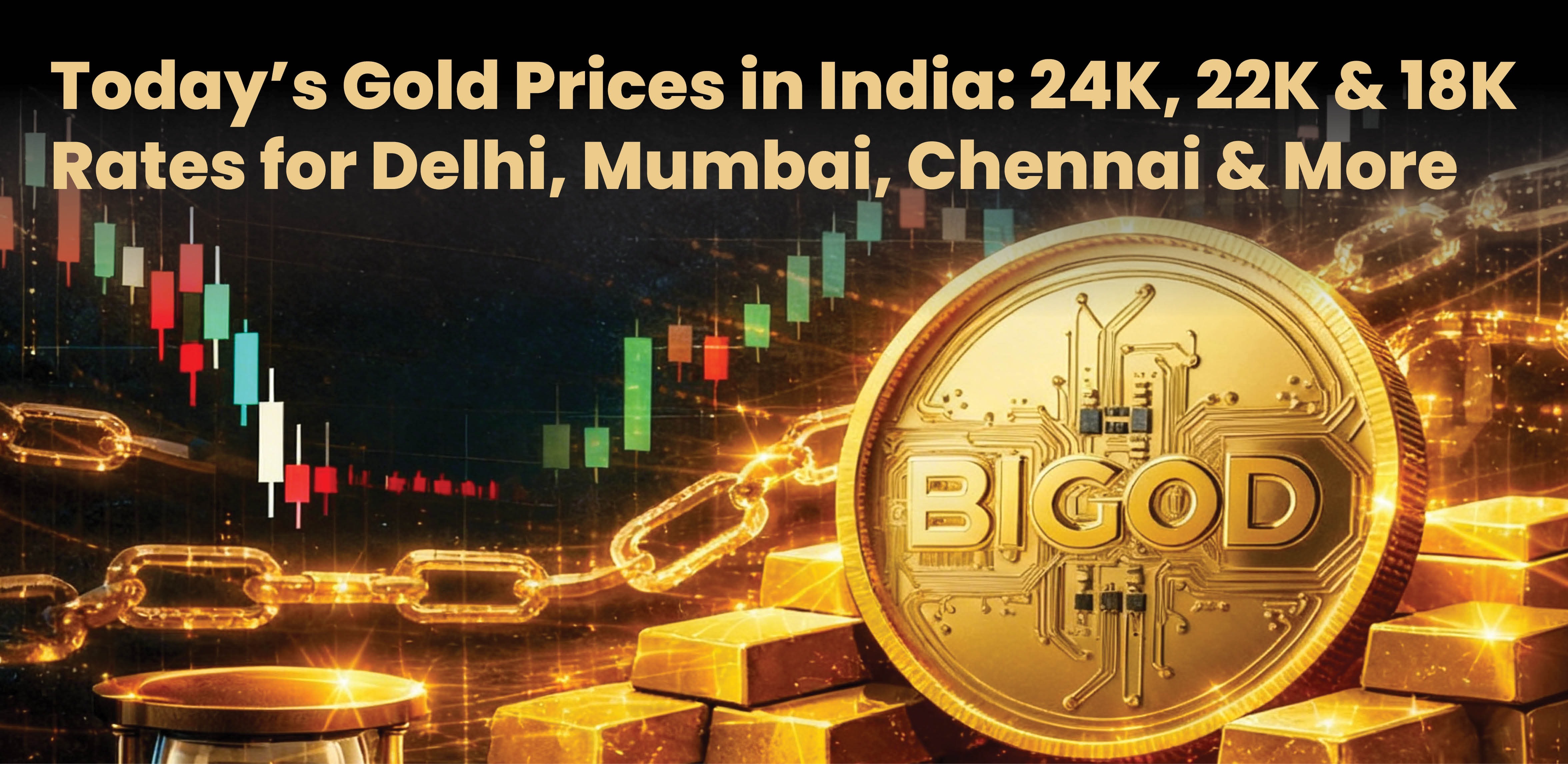 Gold Rates Today India 24K 22K 18K Delhi, Mumbai & More